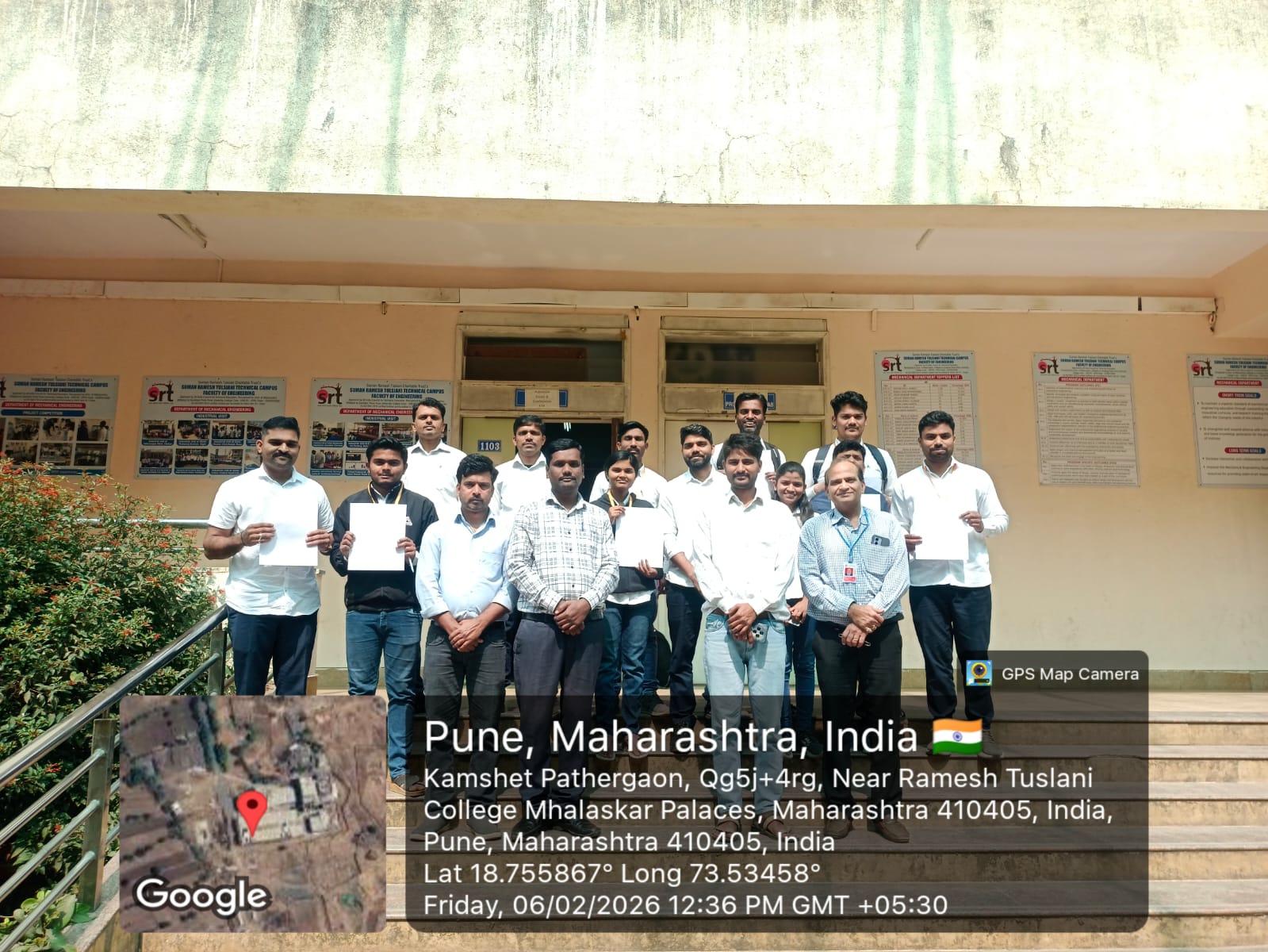Copyright filling event of Mechanical Engineering Dept