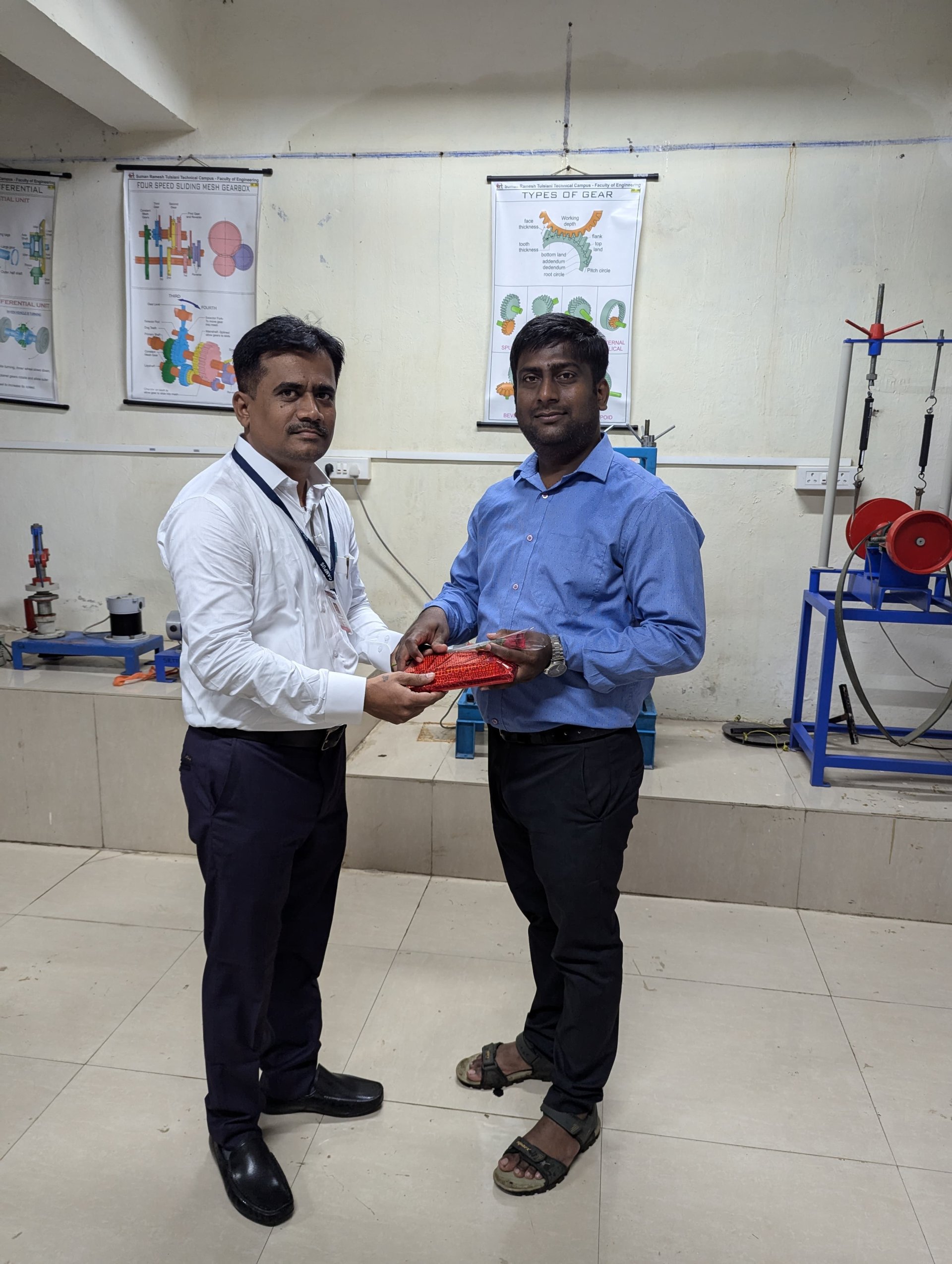 Felicitation of the Distinguished Guest during the  Research Event