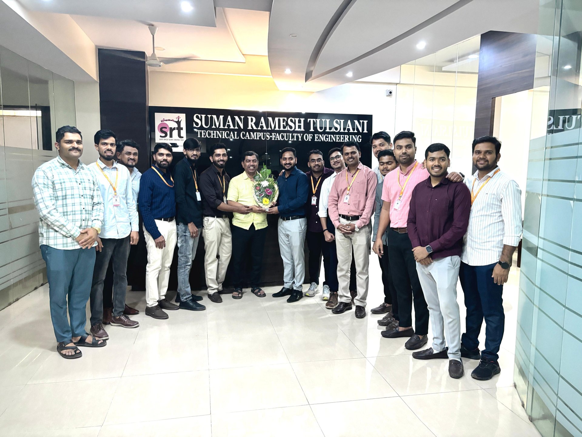 Research Gappa; with the Respected  Principal, exchanging ideas and exploring opportunities for research, innovation, and academic excellence.